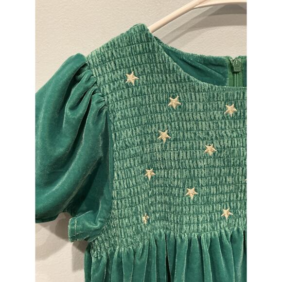 Mini Boden Girls Velvet Dress Size 9 10 Holiday Festive Classic Preppy Formal - Picture 4 of 7